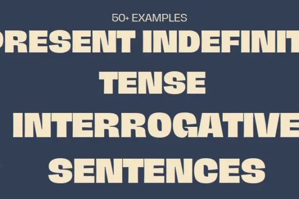 Present Indefinite Interrogative Sentence