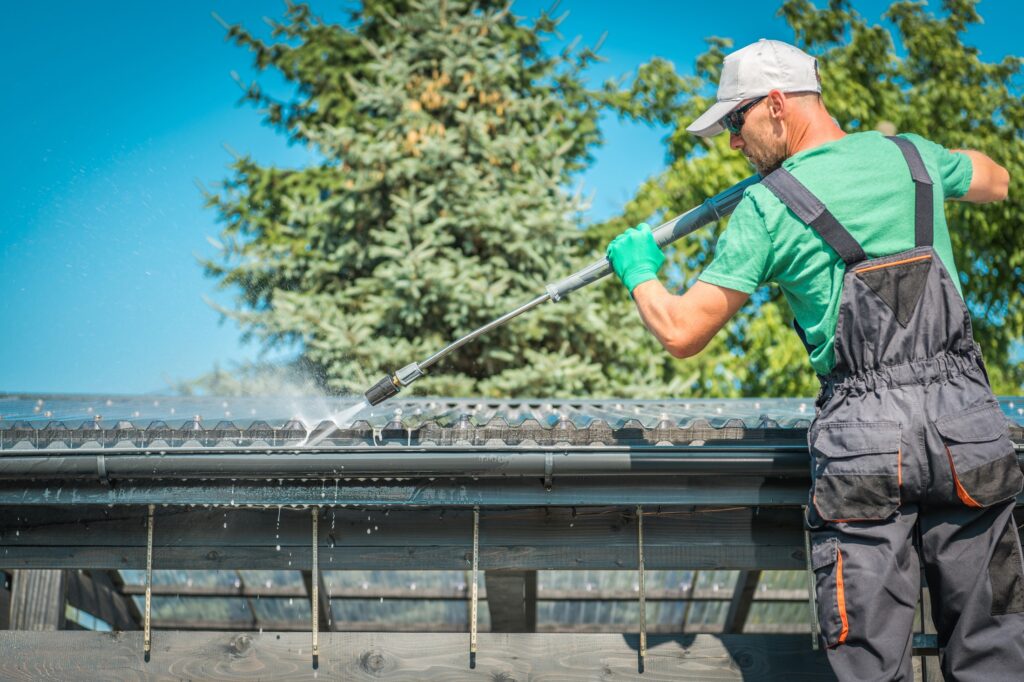 Cleaning Gutters