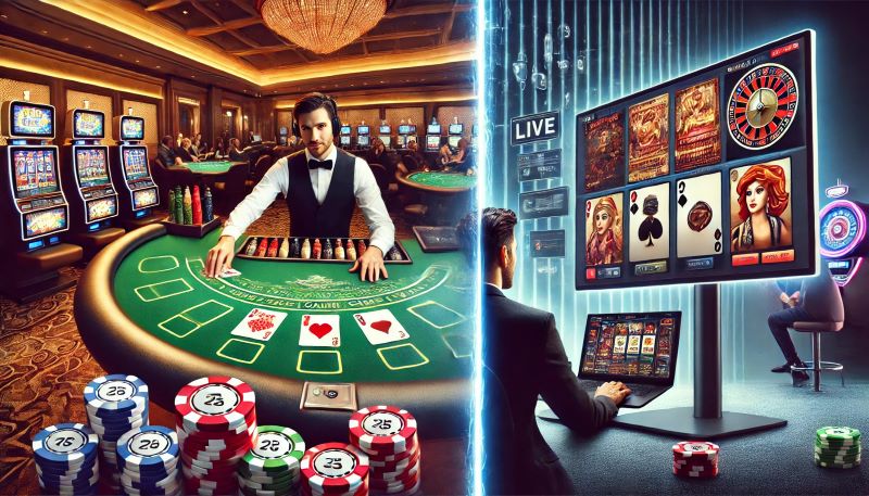 Live Casino vs. Traditional Online Games