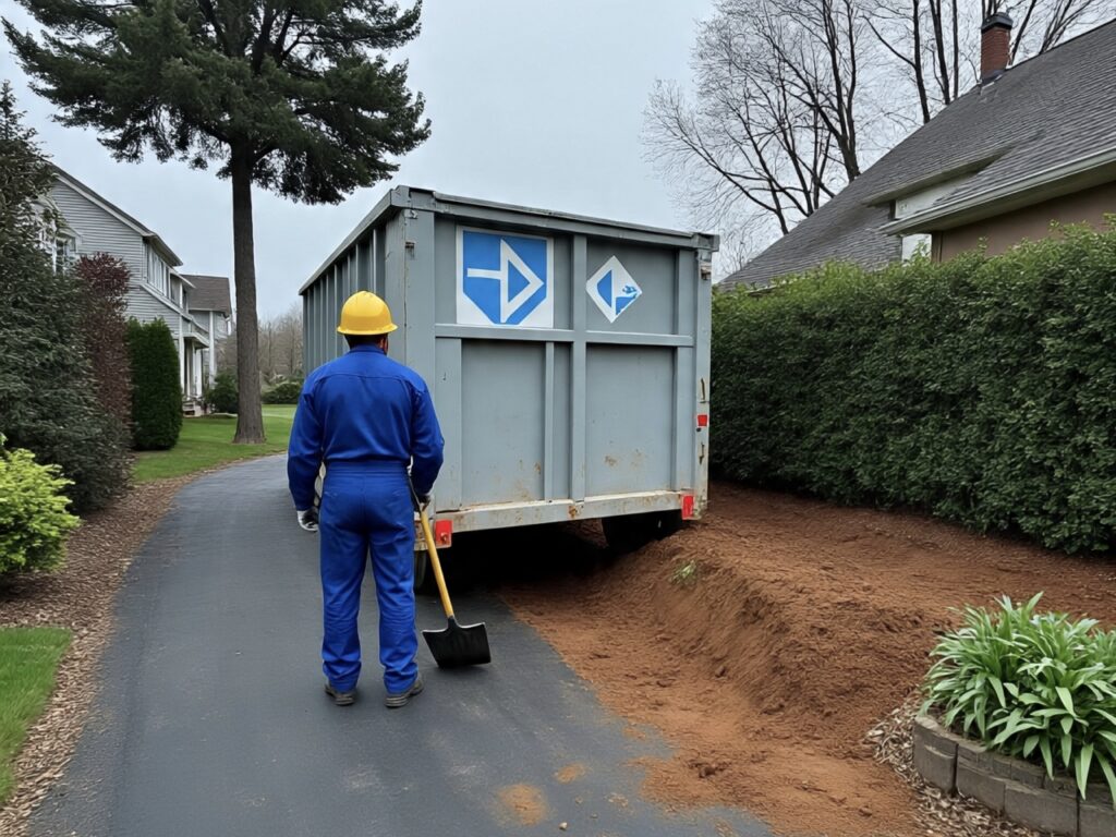 Prepare Your Driveway for a Dumpster