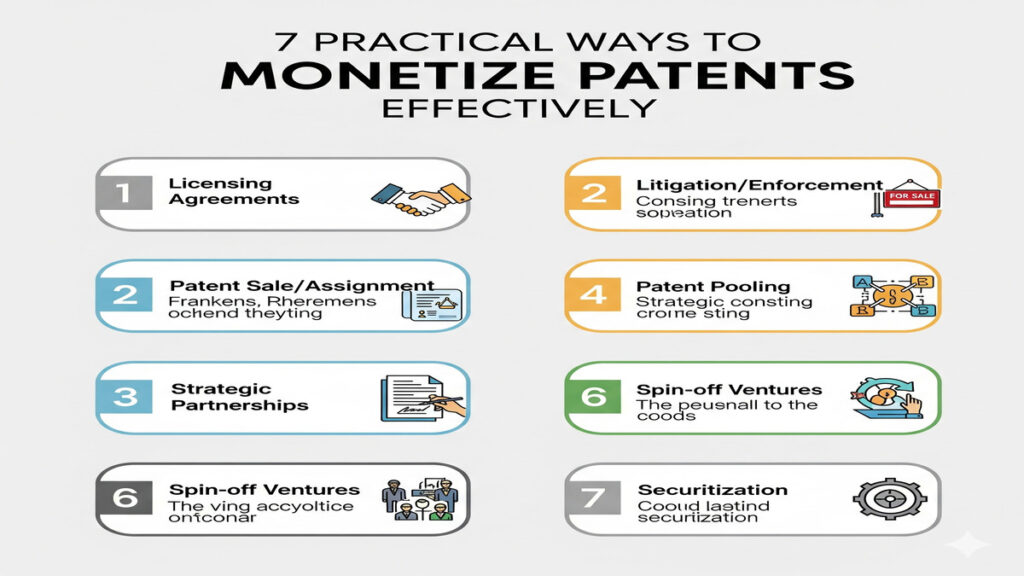 7 Practical Ways to Monetize Patents