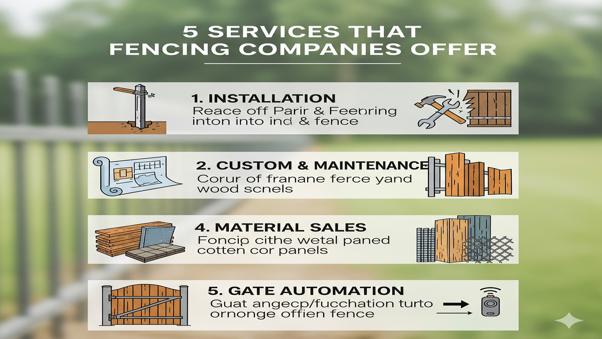 5 Services That Fencing Companies