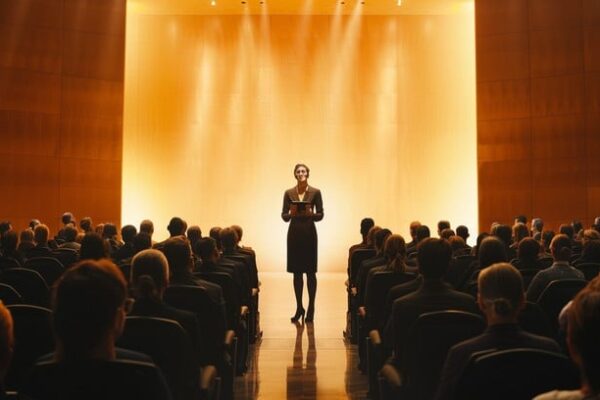 Command the Stage with a Confident, Radiant Look Command the Stage with a Confident