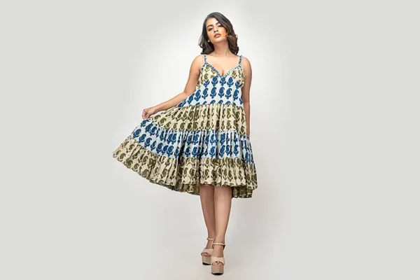 Cotton Stretch Dress for Summer