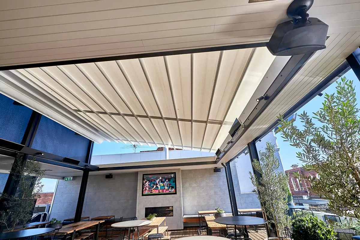 Outdoor Space in Sydney with a Retractable Roof