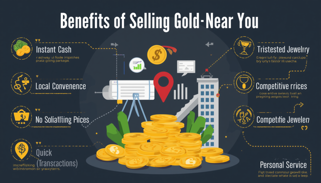The Benefits of Selling Gold Near