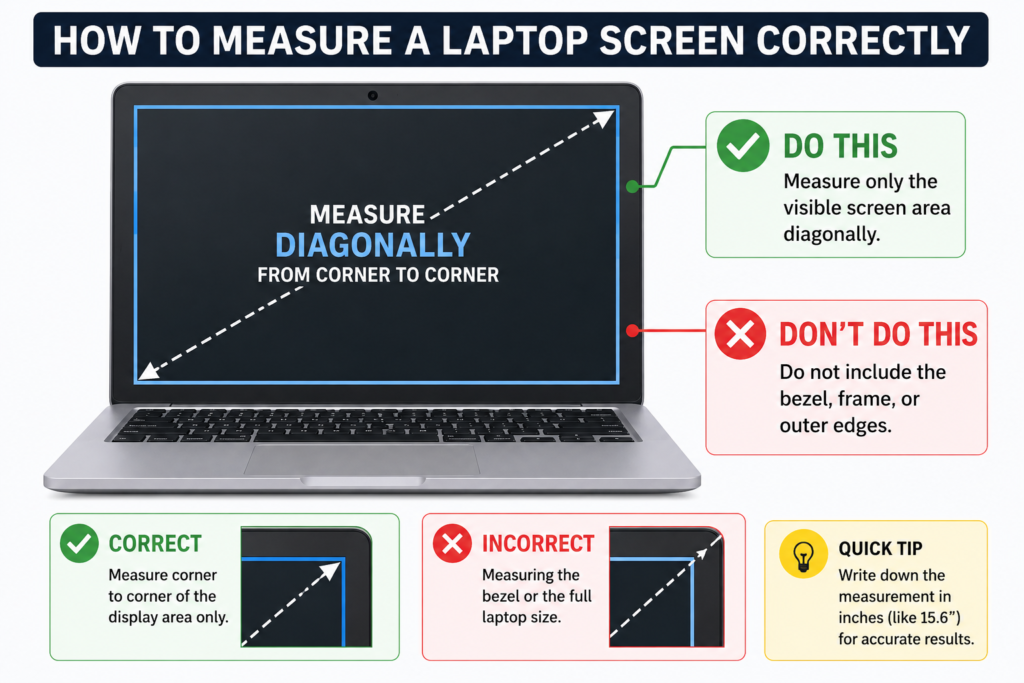 How to Measure the Entire Laptop