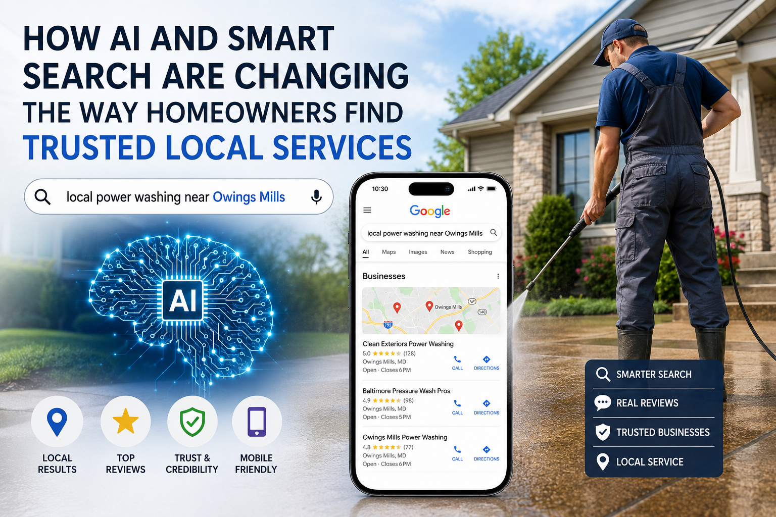 How AI and Smart Search Are Changing the Way Homeowners Find Trusted Local Services